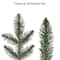 6ft. Battery-Operated Pre-Lit Gold Decorated Artificial Garland